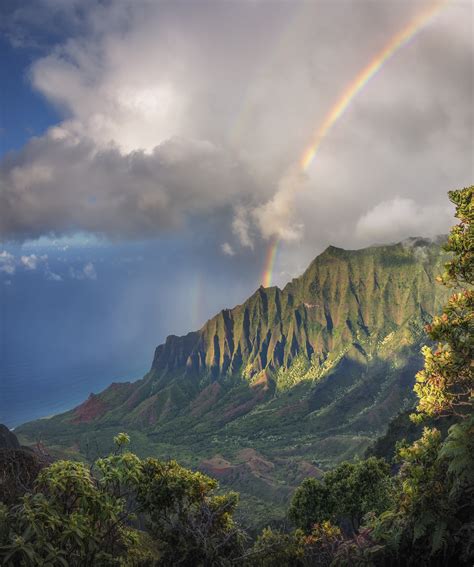 Kalalau Lookout Sunset in Kauai - Franklin Arts