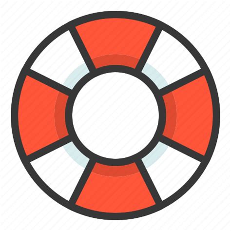 Life Buoy Life Ring Sea Swim Swim Ring Icon