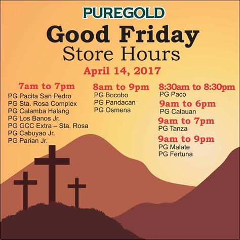 Manila Shopper Holy Week Lenten 2017 Schedule Of Malls Supermarkets