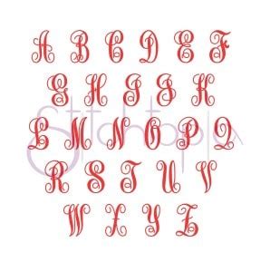 Elegant Embroidery Monogram Stitchtopia