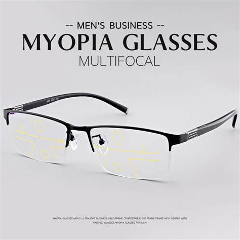 Cheap Photochromic Progressive Hd Half Rim Reading Glasses Anti Blue Light Bifocal Transition