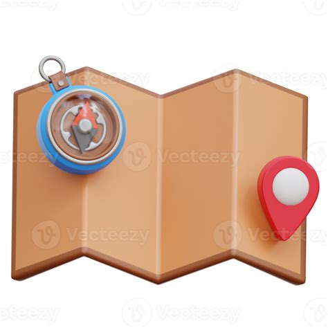 Adventure Map 3d Icon Illustrations 28754450 Png