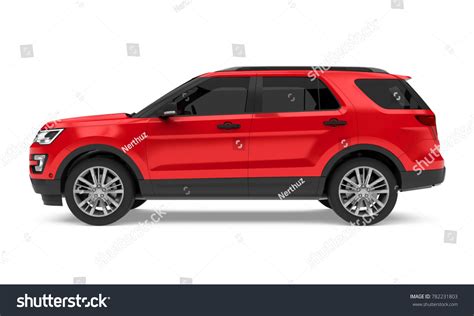 Red Suv Car Isolated Side View Stock Illustration 782231803 | Shutterstock