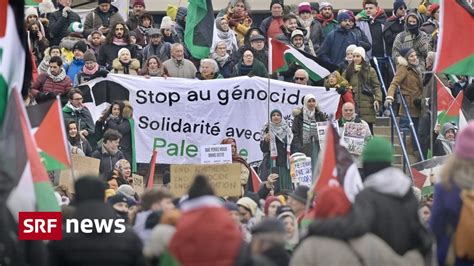 Pro Palästina Demo Mehrere Tausend demonstrieren in Basel für