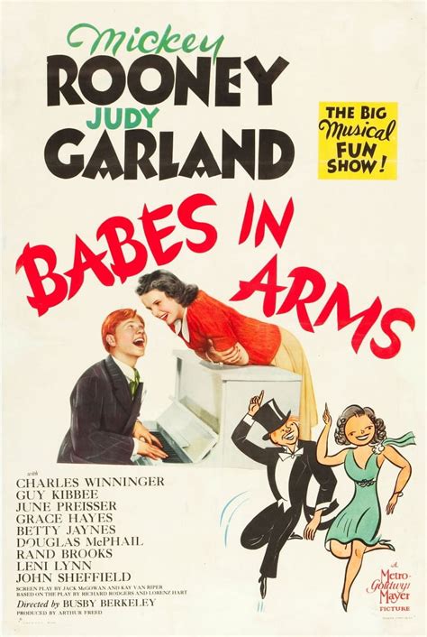 Babes In Arms Mickey Rooney Judy Garland Movie Poster Masterprint