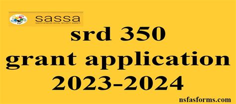 Srd 350 Grant Application 2023 2024