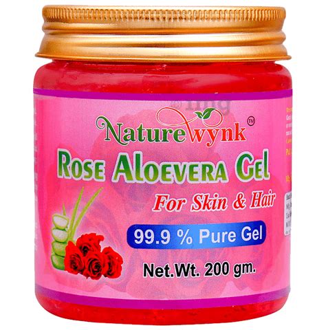 Nature Wynk Rose Aloe Vera Gel Buy Jar Of 200 0 Gm Gel At Best Price