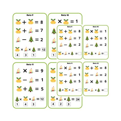 Retos Matem Ticos Navide Os Jaisa Educativos