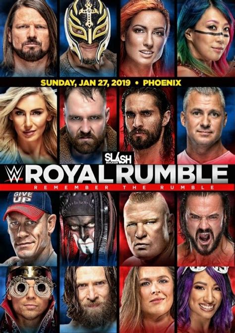 Wwe Royal Rumble 2019 Poster Wwe Royal Rumble Royal Rumble Wwe Ppv