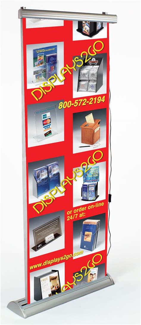 Scrolling Banner Stand Motorized Continuous Graphics