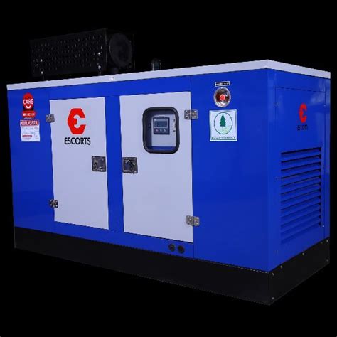 Escorts Silent Diesel Generator Elg 50 Kva Certification Iso