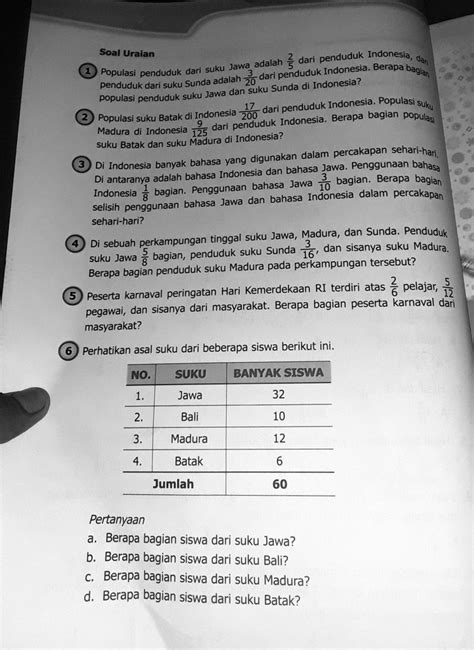 SOLVED Tolong Dijawab Plis Soal Uraian Penduduk Indonesia Adalah 3