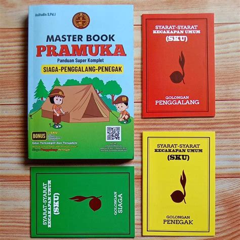 Jual Buku Master Book Pramuka Panduan Super Komplet Bonus Sku Siaga