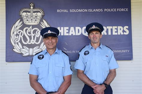 Rsipf Welcomes Two New Zealand Police Advisors Ein Presswire