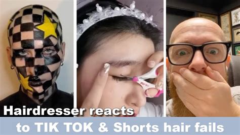 Hilarious And Shocking Hairdresser Reacts To Tik Tok S Hair Fail