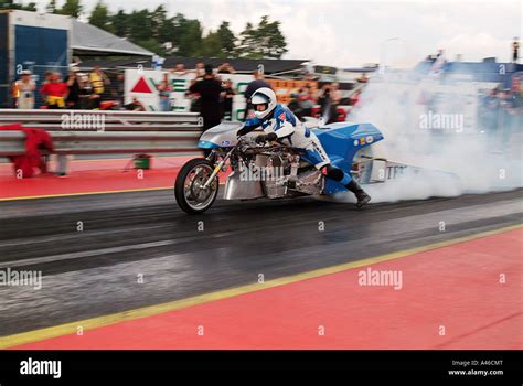 top, fuel, drag, bike, dragbike, doing, a burnout, at mantrop, park, sweden, four, cyclinder ...