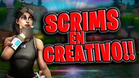 JUGANDO SCRIMS EN CREATIVO CON SUSCRIPTORES DIRECTO FORTNITE