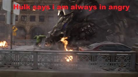 Hulk I Am Always In Angry Avengers Youtube