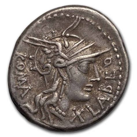 Roman Republic Ar Denarius Q Fabius C 124 Bc Vf Cr 2731