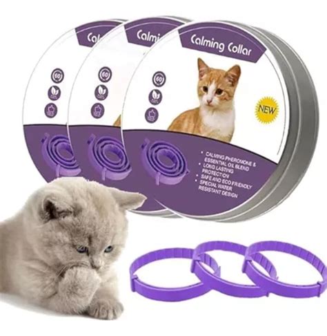 Collar Con Feromonas Calmante Para Gatos Libera Estrés MercadoLibre