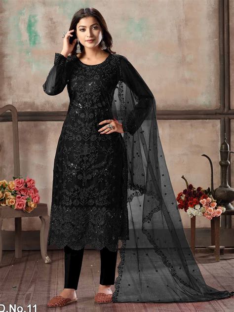 Full Black Salwar Suit Sale Online | bellvalefarms.com