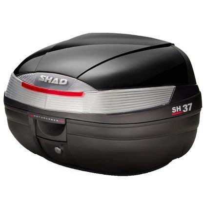 Maleta Top Case Shad SH 37 Negro Metalizado Maletas Y Equipaje Moto