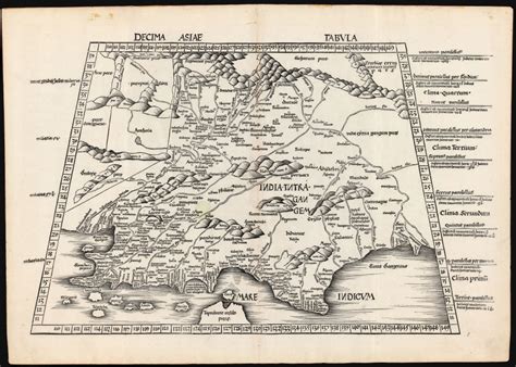 Decima Asie Tabula Geographicus Rare Antique Maps