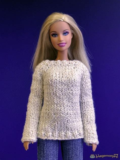 Discover Art inspiration ideas styles Modèles tricot barbie