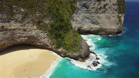 Dramatic Aerial Drone Footage Of The Famous Kelingking Beach Aka T Rex