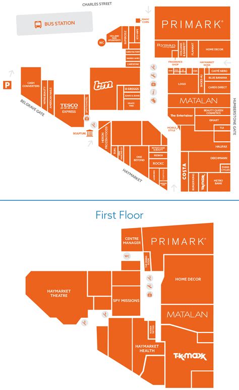 Store Plan | Haymarket Shopping Centre | Shopping in Leicester