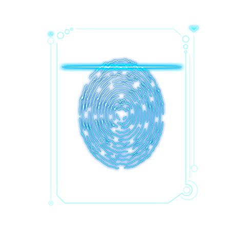 Tecnología De Escaneo De Huellas Dactilares Png Entrada De Huellas