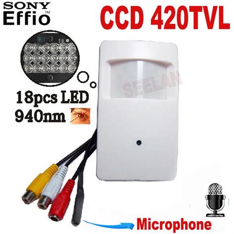 Night Vision Motion 420tvl Pir Motion Detector Camera With 940nm Sony