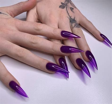 Purple Cat Eye Nails Artofit