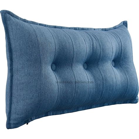 Full Body Pillow Linen Blue - Body-Pillows.com