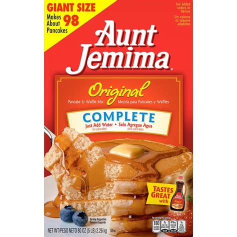 Aunt Jemima Original Complete Pancake And Waffle Mix 80 Oz