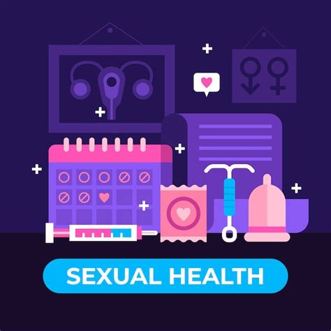 Ilustração De Educação Sexual De Design Plano Vetor Premium