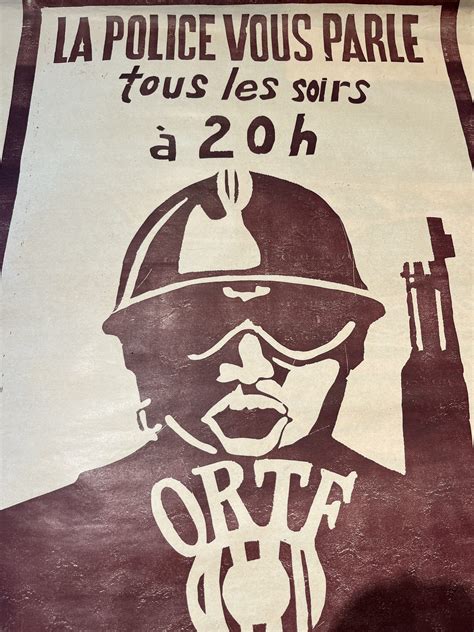 May 1968 La Police Vous Parle Tous Les Soirs À 20 H Original Poster