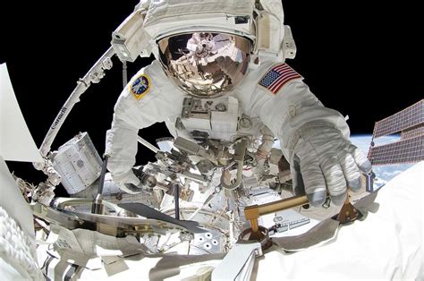 Iss Space Walk Photograph By Nasa Science Photo Library