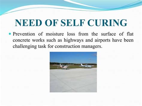 Self Curing Concrete Ppt