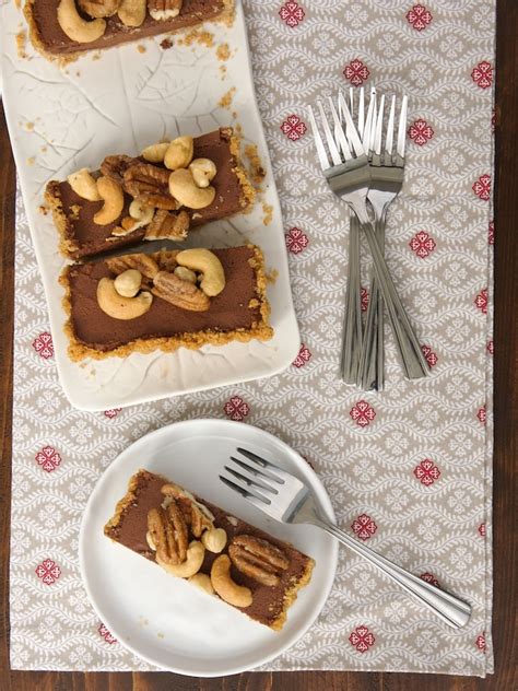 Chocolate Mousse Tart With Glazed Nuts Bake Or Break