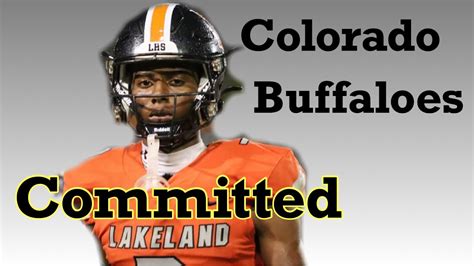 Breaking New Cormani Mcclain Has Committed To Colorado Buffaloes Youtube