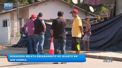 Quarto Em Que Mulher Dormia Desaba Em Cambori