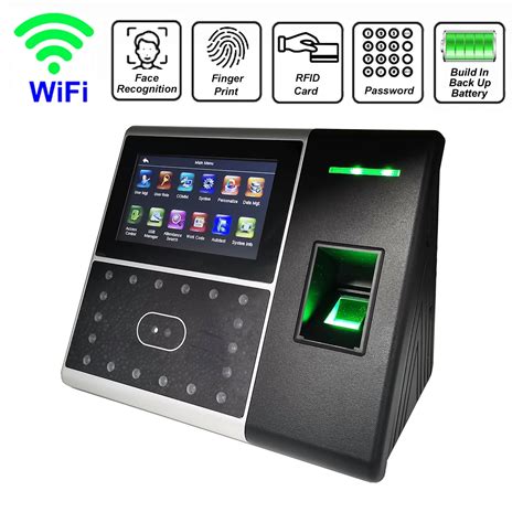 ZKTime 5 0 Battery WiFi Biometric Face Attendance System Fingerprint