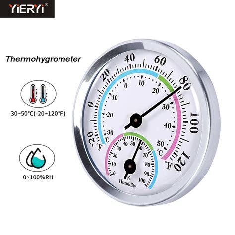 Termómetro pequeño para sala de Sauna higrómetro para interiores y