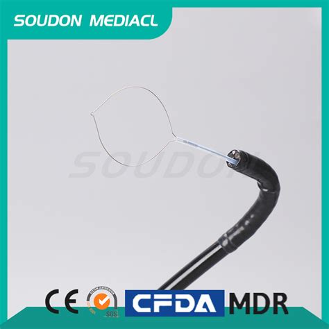 Disposable Endoscopy Rotatable Polypectomy Snare With Ce Marked Fda Iso