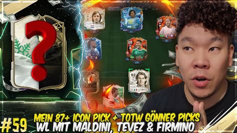 MEIN 87 ICON PICK TOTW PICKS IN GÖNNERLAUNE WL MIT MALDINI TEVEZ