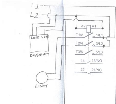 How To Connect A Contactor Diagram