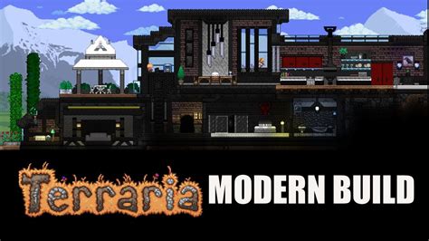 Chill Modern Build Sesh Terraria Youtube