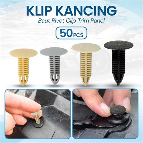 Jual Yuhuan Klip Kancing Pintu Mobil Baut Rivet Clip Trim Panel