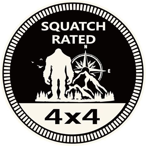 Amazon Squatch Badge Rated Car Emblem X Metal Automotive